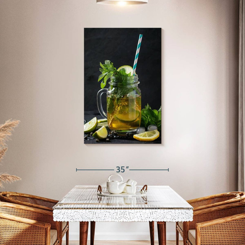 Yarlin Fresh Lemon Mint Tea, 30" H x 20" W
