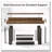 63" Console Table, Farmhouse 2-Tier Entryway Table With U-Shaped Base, Narrow Long Wood Sofa Table Behind Couch Table For Living Room-1726861924