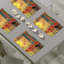 Napperon abstrait en polyester