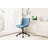 Brionni Leather Swivel Task Chair with Casters-768614422