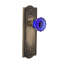 Meadows Plate with Crystal Cobalt Door Knob-1370240532-1370240539