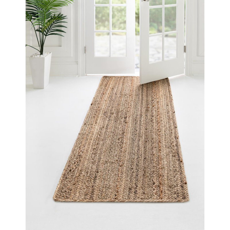 Meador Hand Braided Chindi Rugs, Runner 2'7" x 6'1"