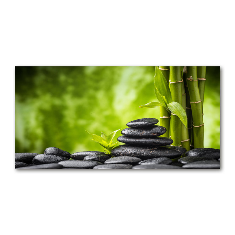 Zen Stones - Wrapped Canvas Print