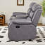 Ensemble de canapé manuel inclinable et fonctionnel: fauteuil simple et causeuse combinés pour la vie de loisirs-116403572