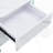 Transparent tempered glass Bedside table with drawers