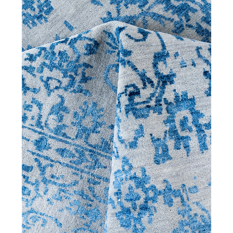 Overdyed One-of-a-Kind 9' 0" X 12' 3" Hand Knotted Area Rug