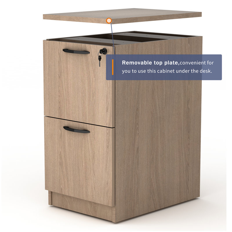  Parven Vertical Filing Executive Desk, Lime