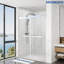 Porte de douche opale Mirage MCOCOD l 66-72,75 "x H 72" à double fermeture sans cadre avec verre transparent 3/8 "(10mm)-116265521
