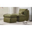 Ensemble de fauteuil à billes sans accoudoirs avec repose-pieds (ensemble de 2)-1216675487