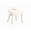 Ensemble de 2 chaises de salle à manger en velours moderne avec pieds décoratifs-1149826206