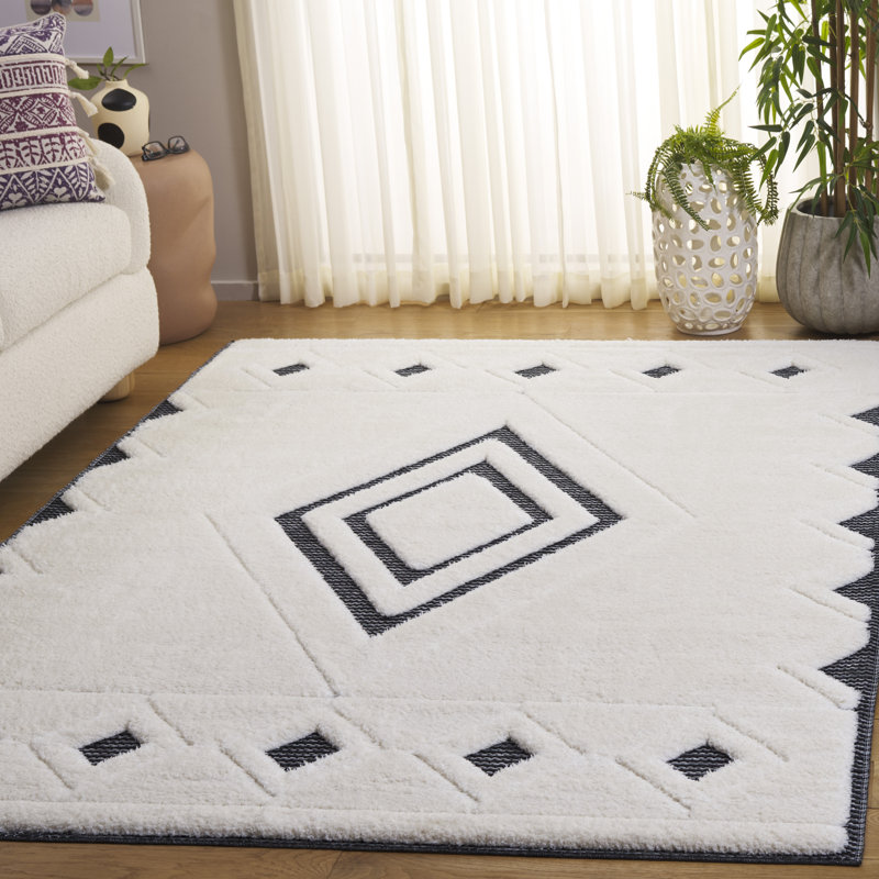 Celebrity 804 Performance Geometric Rug, Rectangle 5'3" x 7'6"