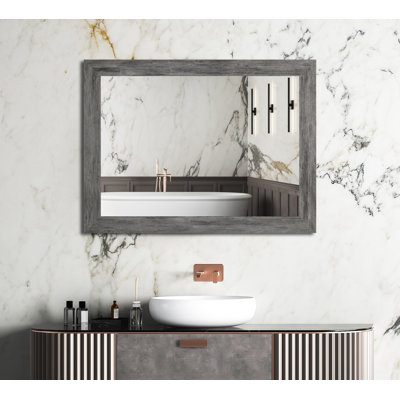 Engineered Wood Flat Wall Mirror