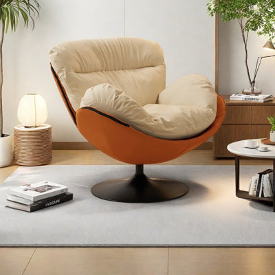 Swivel comfortable light luxury leisure chair