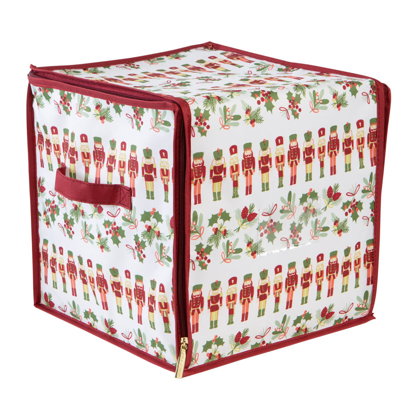Rangement pour ornements de Noël, H 11,81 po x l 11,81 po x P 11,81 po