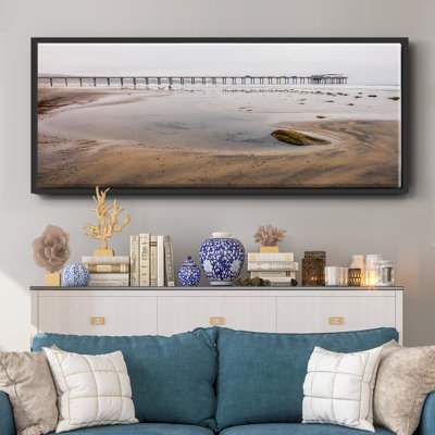Scripps Pier- Framed Canvas