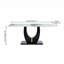 Table de salle à manger rectangulaire 71 po avec base en U Vesta-518559429