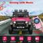 24V 4WD Ride On Car avec 6 roues EVA, voiture électrique à piles pour les enfants de 3 à 8 ans-102615757