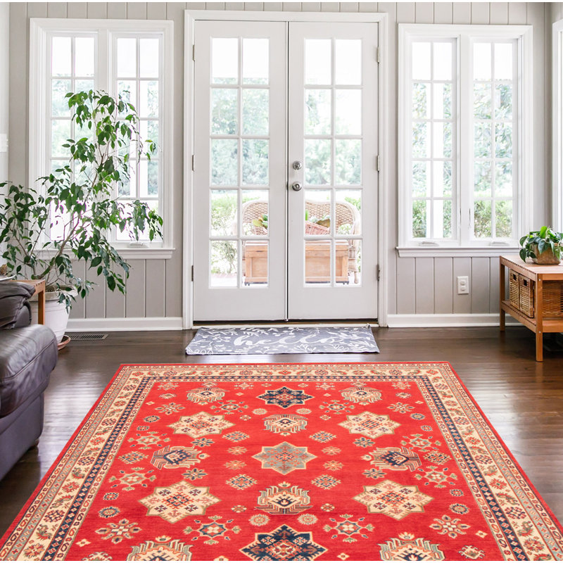 Tapis rouge Maleaha Gazni 8 pi 1 po x 9 pi 10 po