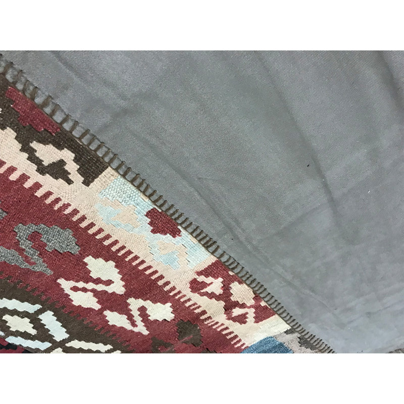 Wool Patchwork Area Rug