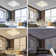 Flausch 5-Light 60cm Modern Ceiling Light, Dimmable LED Flush Mount with Remote, Squares Acrylic Chandelier