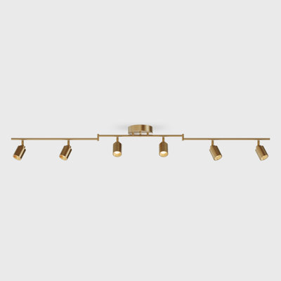 62.2'' 6 -Light Swing Arm Track Track Kit with Dimmable and Adjustable Head