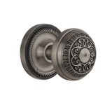 Rope Rosette with Egg & Dart Door Knob