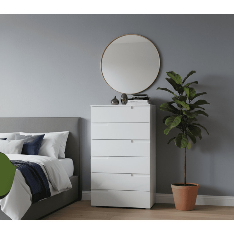 65.1 cm W Chest of 6 Drawers