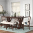 Audriaunna Extendable Solid Wood Top Trestle Dining Set