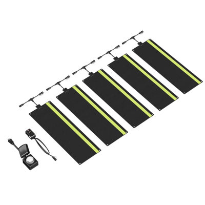 Tapis de fonte de neige électriques, 25 x 75 cm, paquet de 5