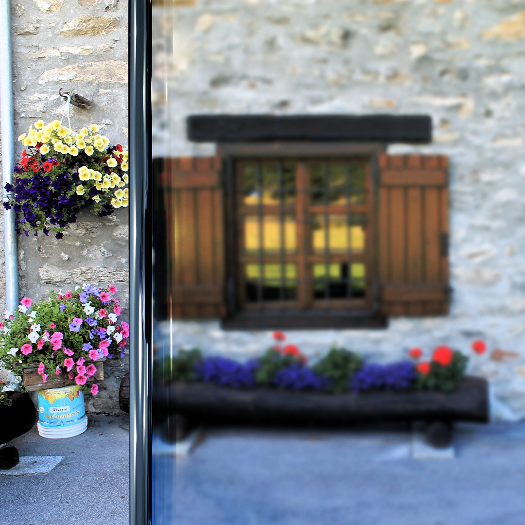 Adhesive One Way Privacy Window Film With Heat Control Window Decal Latitude Run® 