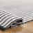 Vermont Hand Woven Wool;Cotton Striped Indoor Rug-117806937
