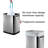 10.5 Gallon / 40L Rectangular Touchless Motion Sensor Kitchen Trash Can-132652640