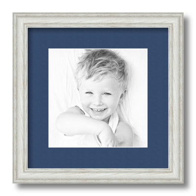 Wood Matte Picture Frame with Mat