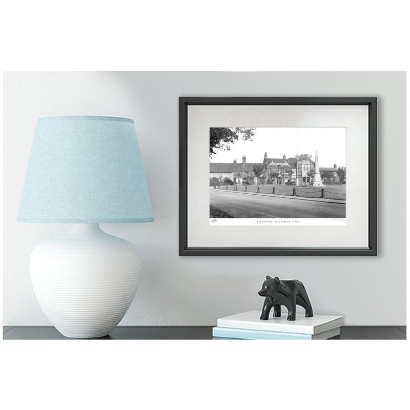 Stevenage, The Green C1955 by Francis Frith - Single Picture Frame Print, 40cm H x 50cm W x 2.3cm D