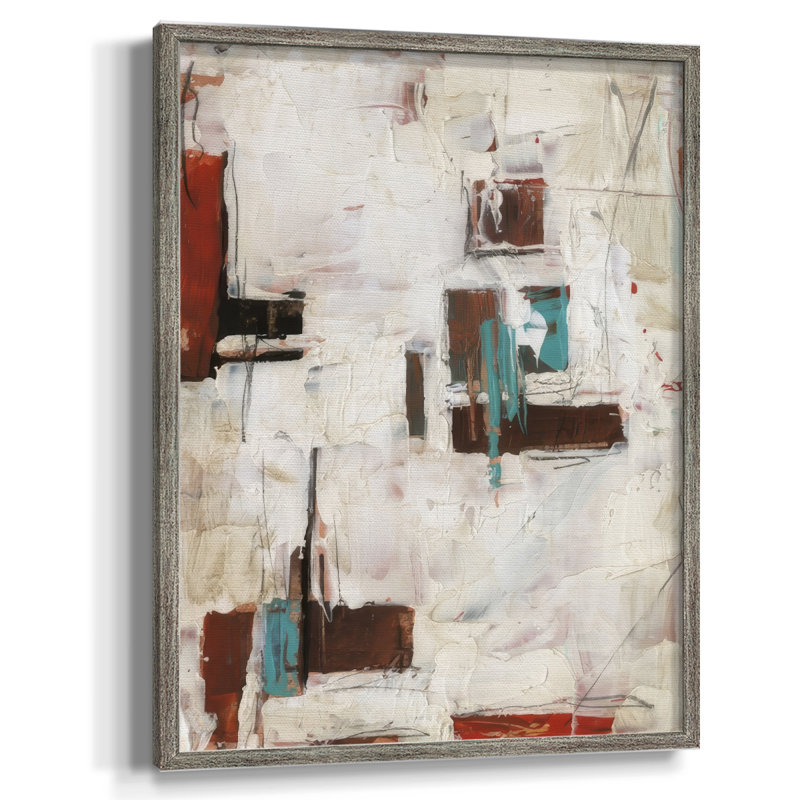 City Blocks I, reproduction encadrée - bois massif, H 15 po x l 12 po