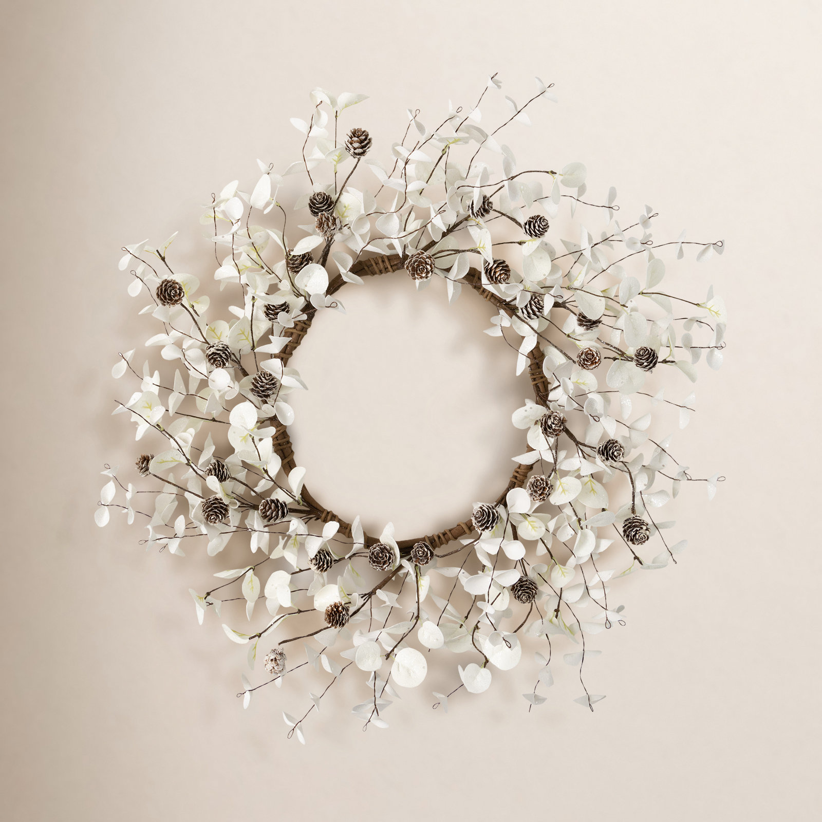 19'' Faux Eucalyptus Wreath