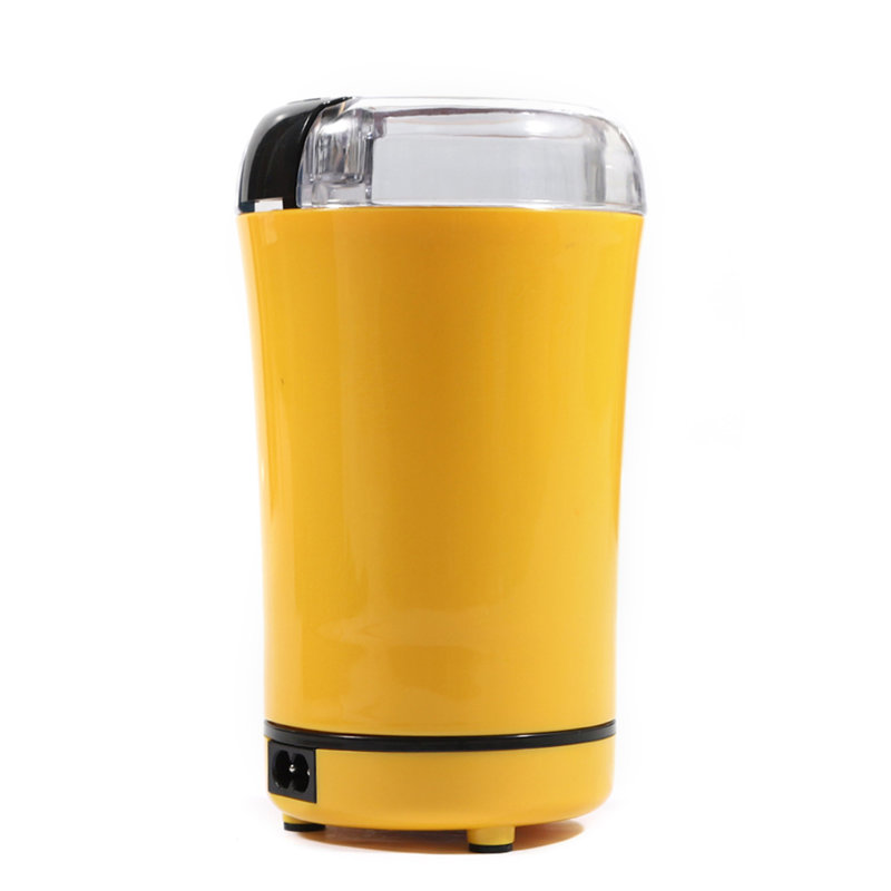 YaoTown Stainless Steel Electric Blade Coffee Grinder, Yellow