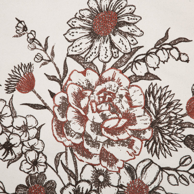 Housse de coussin en coton Florette
