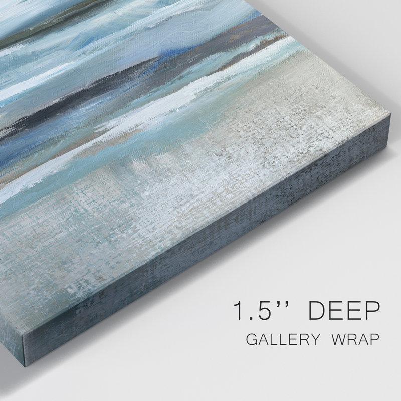 Distant Drama II - peinture sur toile tendue, H 36 po x l 24 po x P 1 po