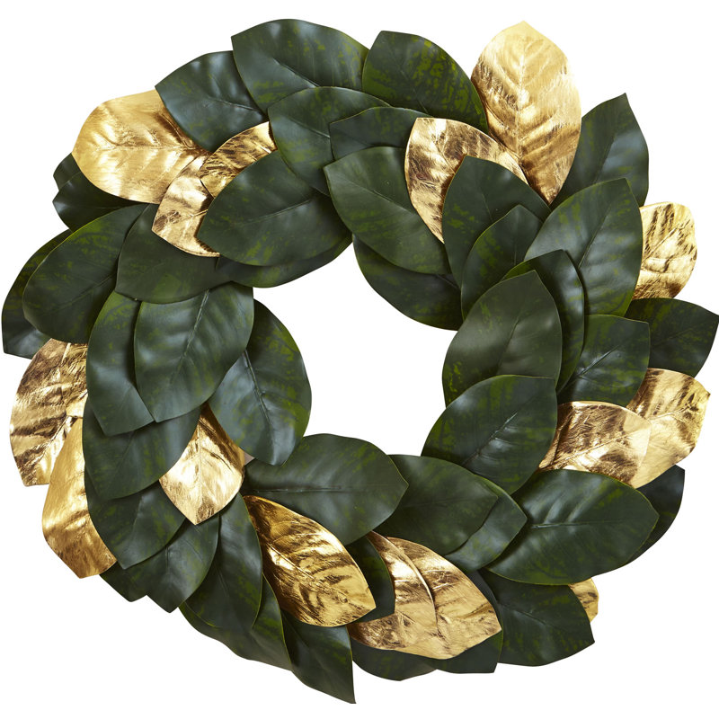 Couronne dorée 22 po Magnolia