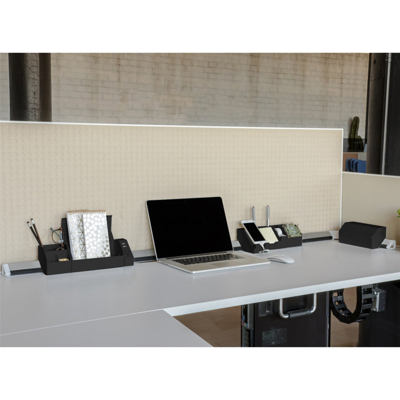 Organisateur de bureau commercial, Noir, noir, noir, noir
