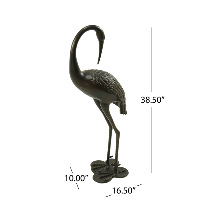 Lamar Dark Bronze 43 and 39 Inch Aluminum Outdoor Crane Set