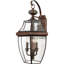 Lanterne murale d'extérieur biseautée à 3 ampoules H 22,5 po Newbury-1258774769