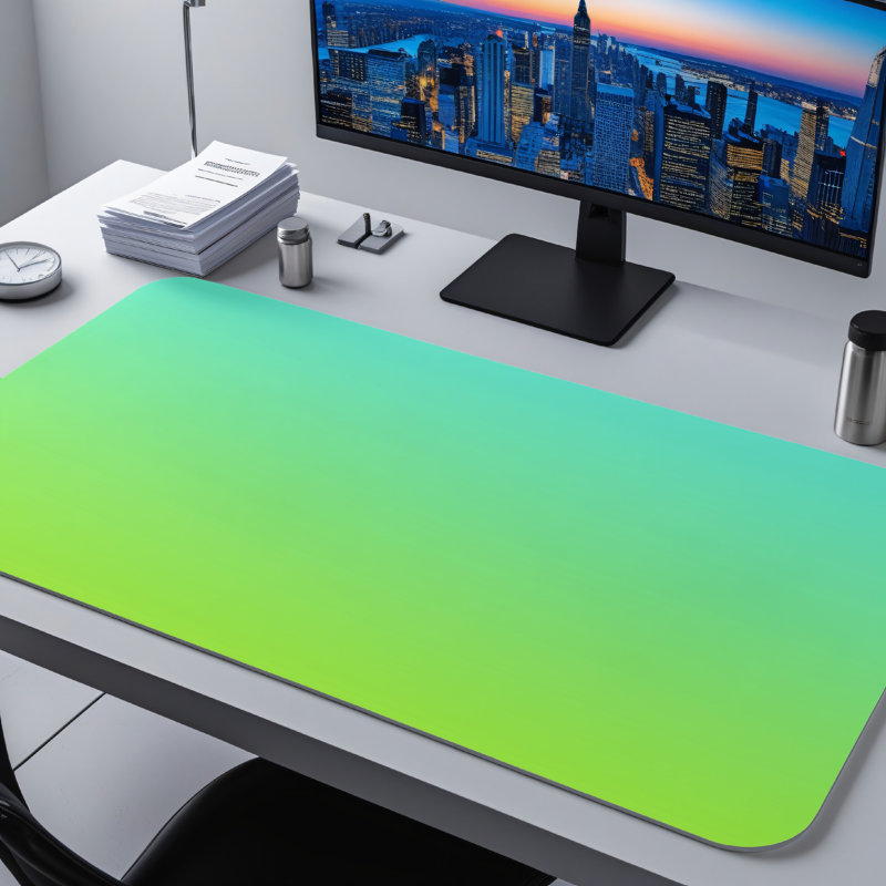 Polyester Desk Pad, 14.4x12.1