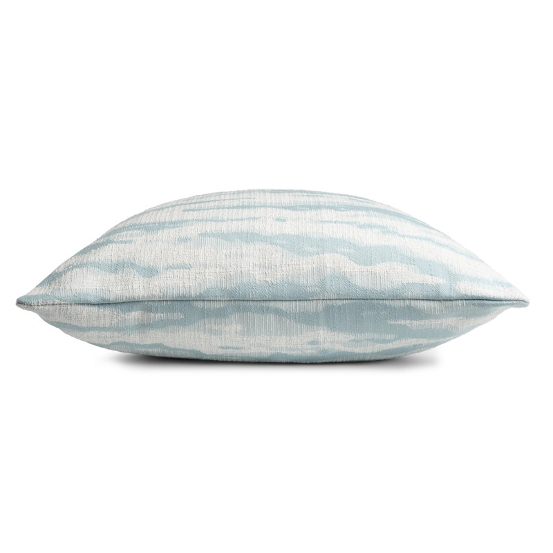 Elements Square Indoor/Outdoor Pillow Cover & Insert, Square 18", Aqua
