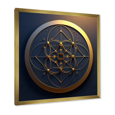 " Sacramental Blue Sacred Geometry Seal "