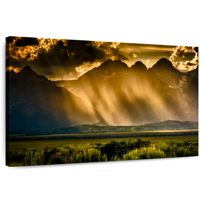Alvord Stormy Grand Tetons, H 20 po x l 30 po