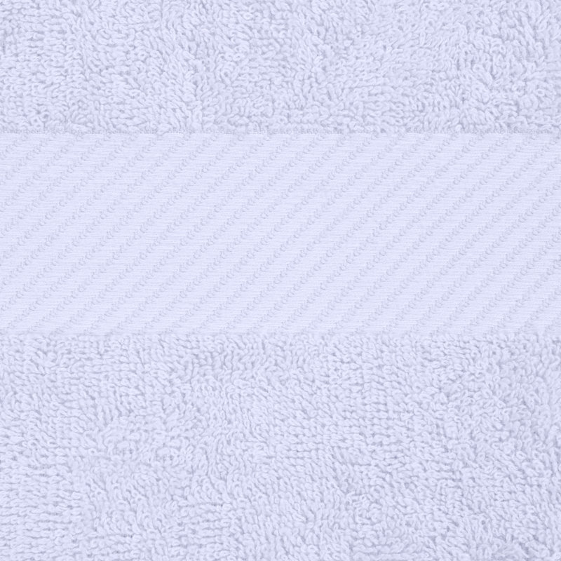 Ensemble de serviettes 100% coton Blue GSM, Blanc