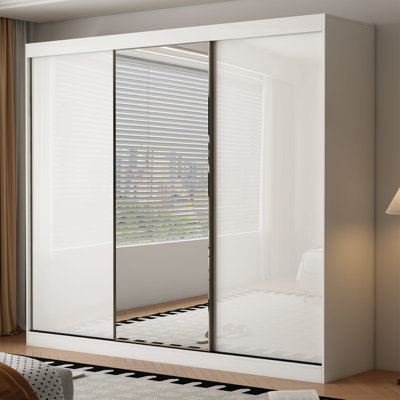 3 Door Manufactured Wood Wardrobe