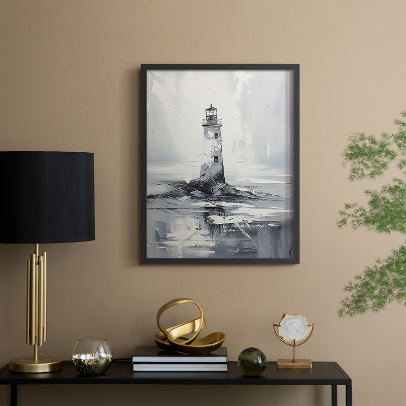 «NAUTICAL Series Dxxiv», Noir, H 15 po x l 12 po